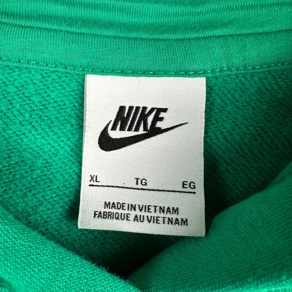 Nike Sportswear Club Fleece Pullover Hoodie Kelly Green DQ5793-324 Mens XL - Picture 3 of 8